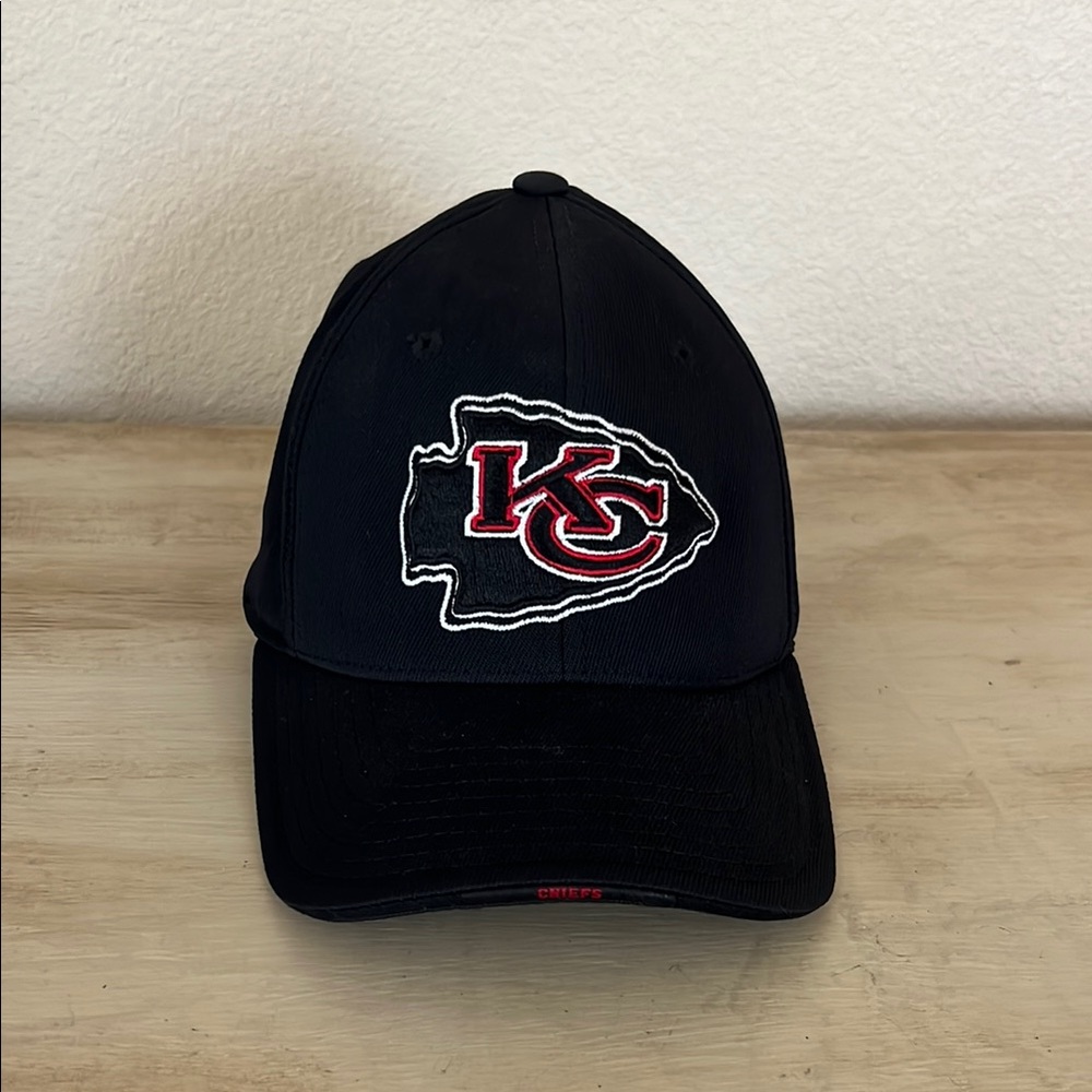Kansas City Chiefs Reebok Black and Red Hat Accessories